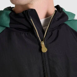 Nylon Track Jacket - College Green -Glove Supply Shop DWEMB046A DWGRN 04