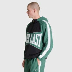 Nylon Track Jacket - College Green -Glove Supply Shop DWEMB046A DWGRN 05