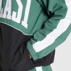 Nylon Track Jacket - College Green -Glove Supply Shop DWEMB046A DWGRN 06