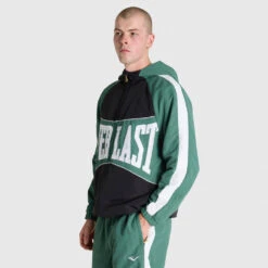 Nylon Track Jacket - College Green -Glove Supply Shop DWEMB046A DWGRN 07