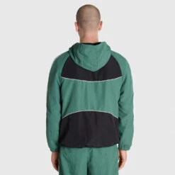 Nylon Track Jacket - College Green -Glove Supply Shop DWEMB046A DWGRN 09