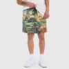 Coney Island Watercolour Nylon Shorts -Glove Supply Shop DWEMP102A DWGRN 011