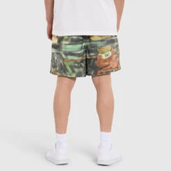 Coney Island Watercolour Nylon Shorts -Glove Supply Shop DWEMP102A DWGRN 05