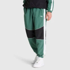 Nylon Track Pants - College Green