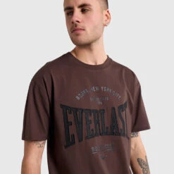 Tonal Applique Crew Tee - Brown 8 Tonal Applique Crew Tee - Brown -Glove Supply Shop DWEMT612A SEPIA 03