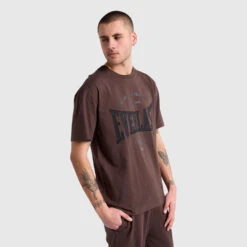 Tonal Applique Crew Tee - Brown 11 Tonal Applique Crew Tee - Brown -Glove Supply Shop DWEMT612A SEPIA 05