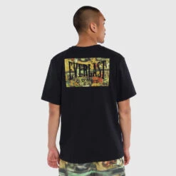 Coney Island Watercolour Short Sleeve Graphic Tee - Black -Glove Supply Shop DWEMT650A DWBLK 06