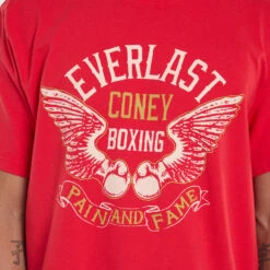 Coney Island Fame Short Sleeve Tee - Red -Glove Supply Shop DWEMT653A DWRED160 03