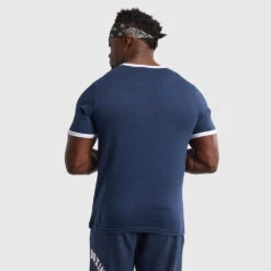 Lifters Ringer Tee - Blue -Glove Supply Shop DWEMT661A BLUE 06