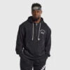 Lifters Zip Through Hoodie - Black -Glove Supply Shop DWEMT664A BLACK 01