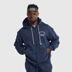 Lifters Zip Through Hoodie - Blue -Glove Supply Shop DWEMT664A BLUE 01
