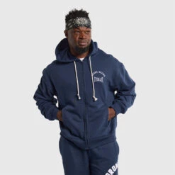 Lifters Zip Through Hoodie - Blue