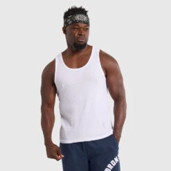 Lifters Fitted Waffle Tank - White