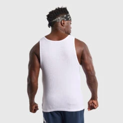 Lifters Fitted Waffle Tank - White -Glove Supply Shop DWEMT665A WHITE 03