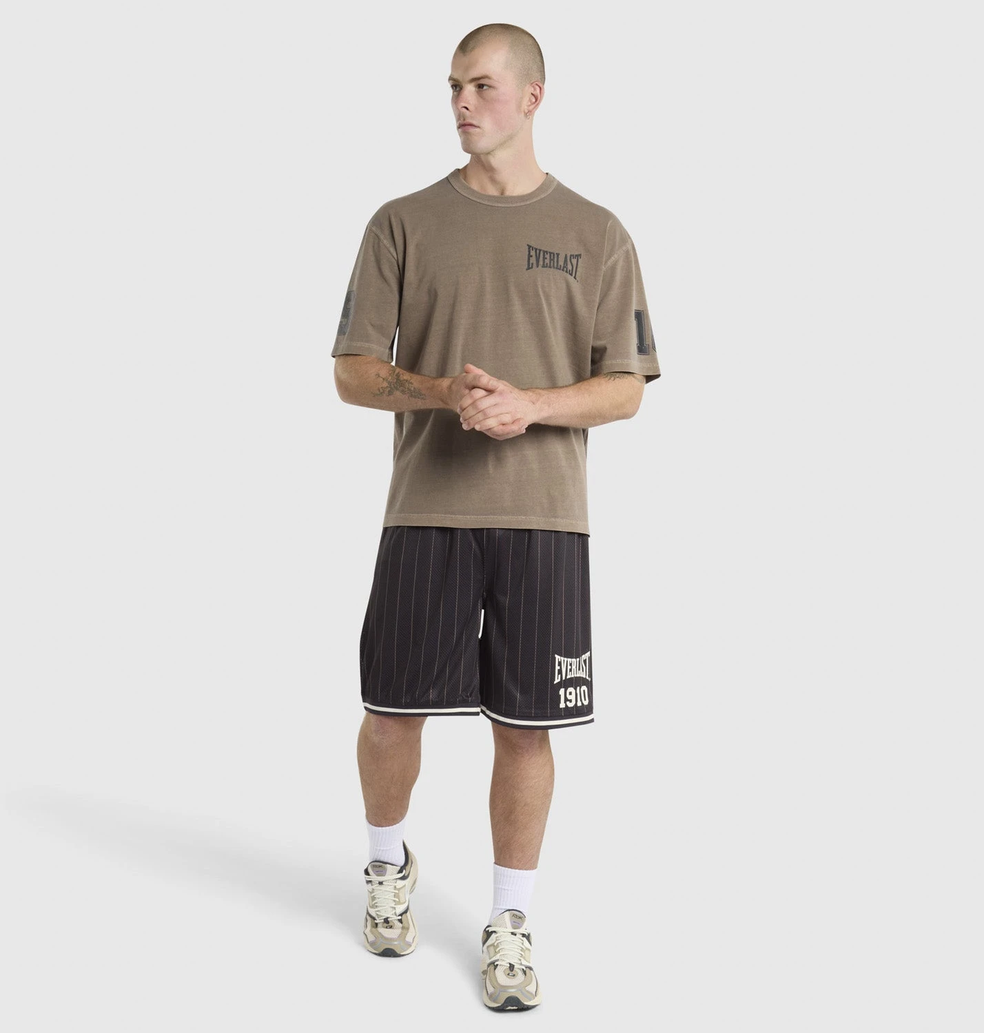 Box Fit Crew Tee Walnut 3 Box Fit Crew Tee Walnut - Image 3