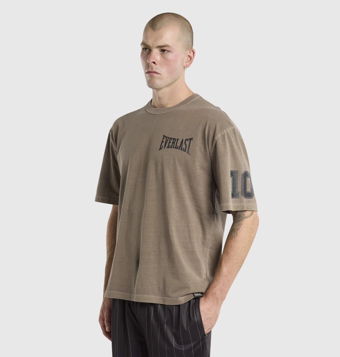 Box Fit Crew Tee Walnut 2 Box Fit Crew Tee Walnut - Image 2