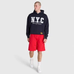 NYC Applique Hoodie - Vintage Navy -Glove Supply Shop DWEMT683A DWNVY 07