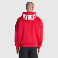 NYC Applique Hoodie - Court Red -Glove Supply Shop DWEMT683A DWRED 04