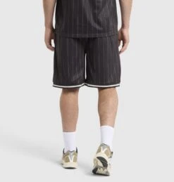 Pinstripe Mesh Court Shorts -Glove Supply Shop DWEMZ279A DWBLK 6