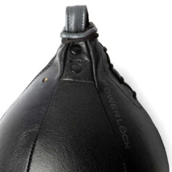 Powerlock Leather Floor To Ceiling Strike Bag -Glove Supply Shop DWEQ141343 PowerlockLeatherFTCStrikeBag Black Grey 02